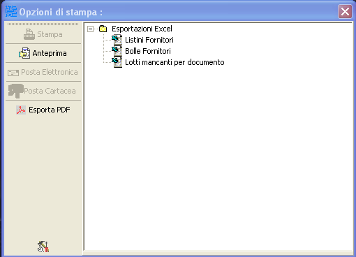 Stampe ed esportazioni